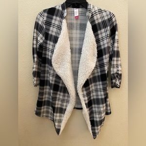 3/4 Sleeve Faux Fur Jacket